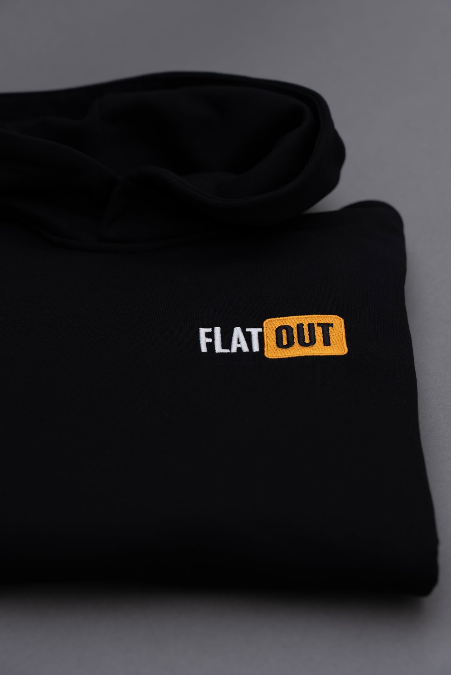【FlatOut】Flat Out長袖黑色連帽衛衣