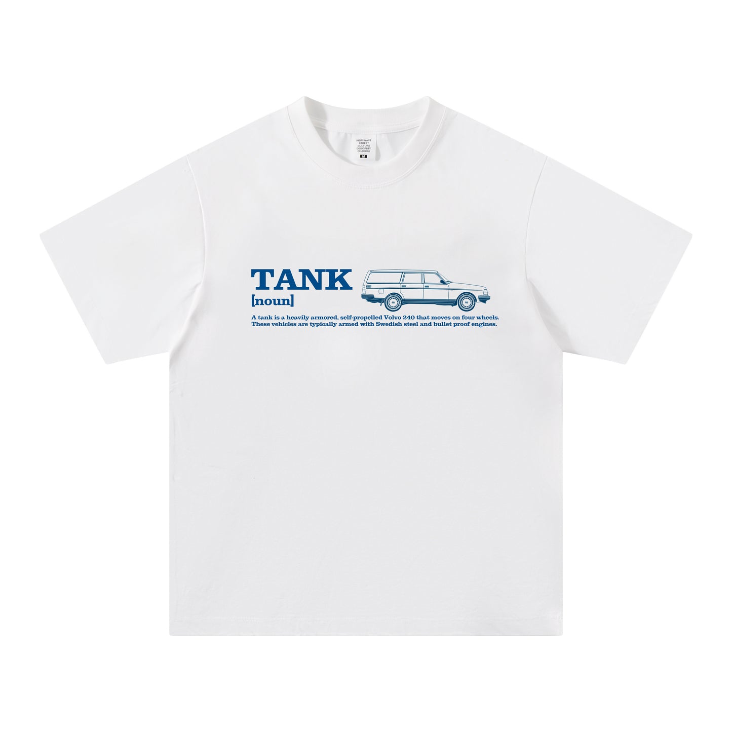 【Volvo】Volvo 240「Tank」白色短袖T Shirt