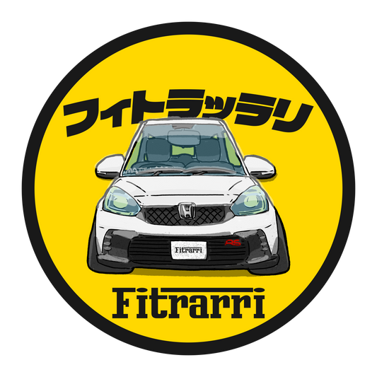 【Fitrarri】フィトラリHonda Fit/Jazz RS圓形貼紙