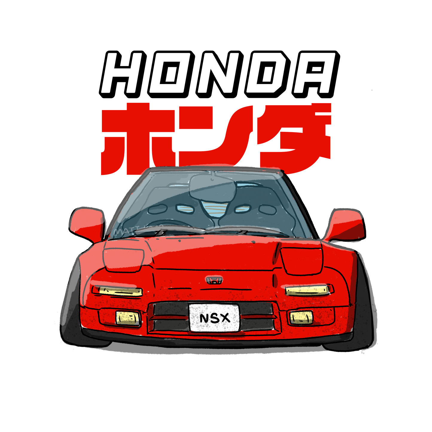 【Honda】HONDA ホンダ (NSX)短袖T恤