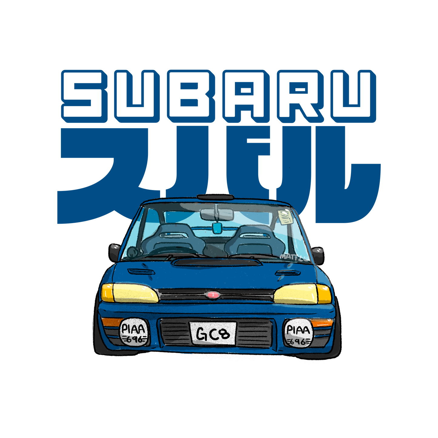 【Subaru】Subaru スバル(GC8)短袖T恤