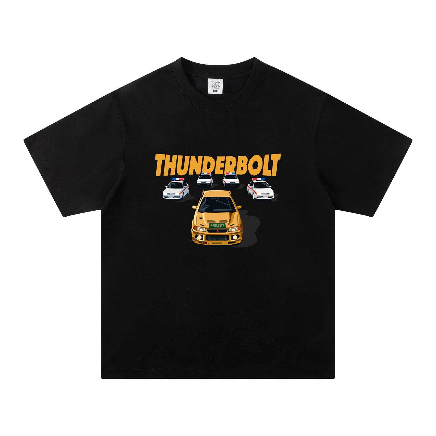 【新貨預售】Mitsubishi Lancer Evolution III「霹靂火」短袖T Shirt(黑/白色)
