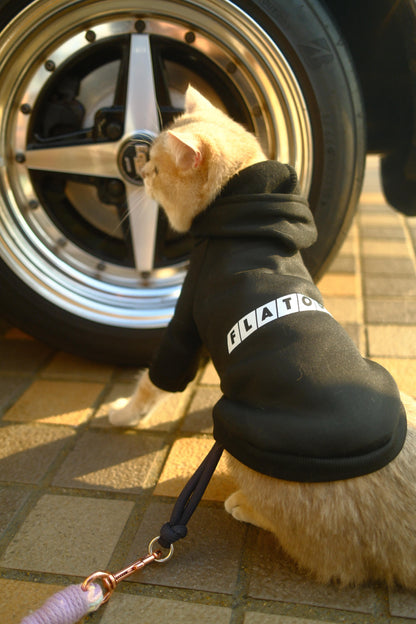 【FlatOut】Flat Out「狗狗衫」黑色寵物連帽衛衣