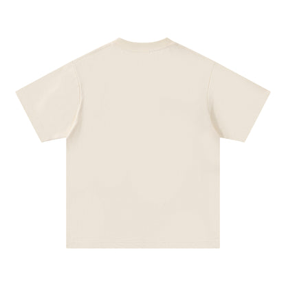 【Mazda】Mazda 121「熊仔鈴」米白色手繪短袖T Shirt