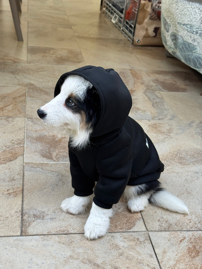 【FlatOut】Flat Out「狗狗衫」黑色寵物連帽衛衣