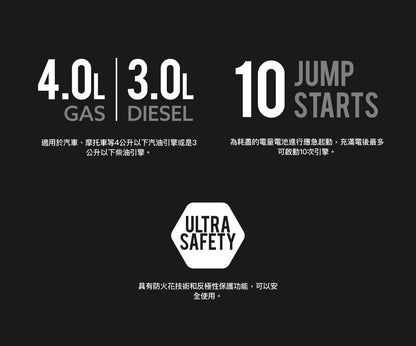 【救車不求人】Vinnic Jimara汽車應急電源 (過江龍) 連打氣泵