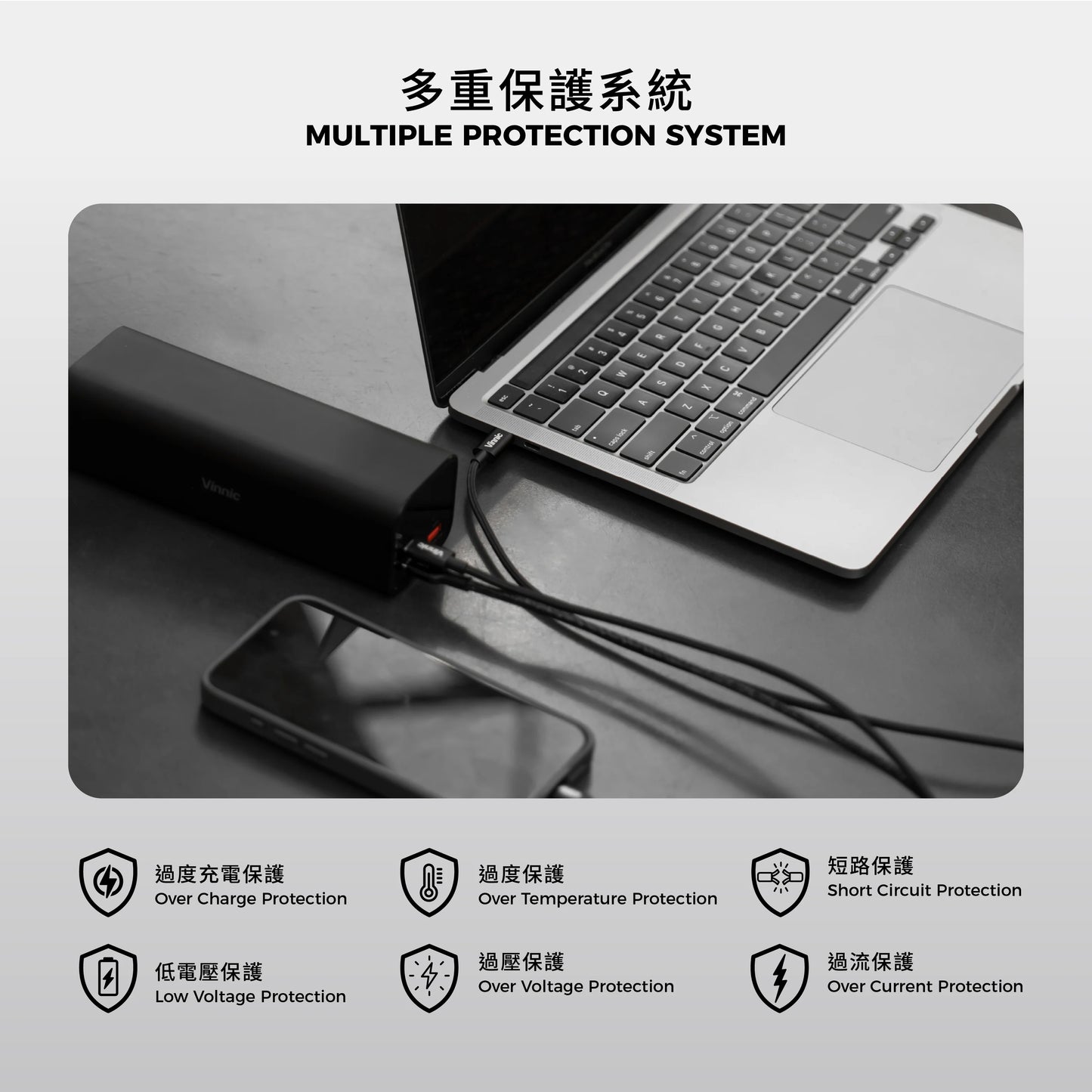 【尿袋耐力王】Vinnic Mount Parker 2 140W 27000mAh 行動電源