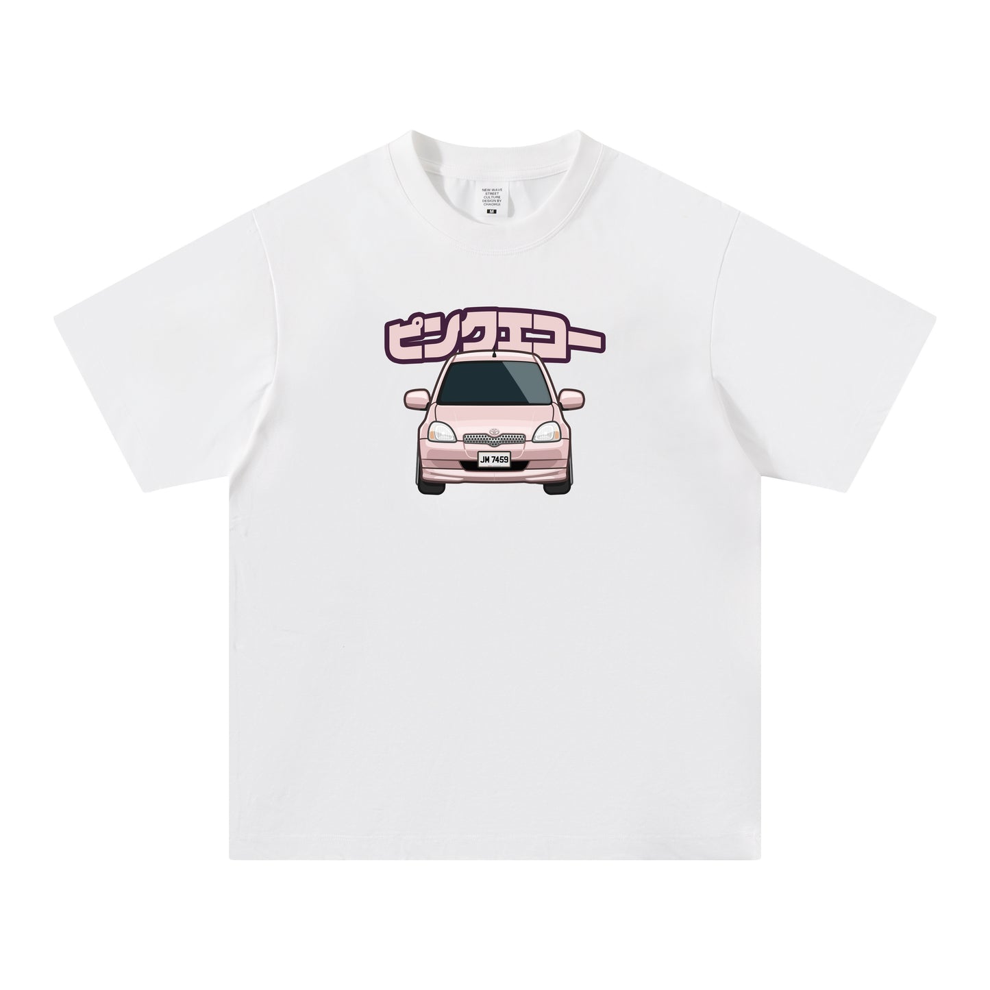 【Toyota】Toyota Echo 「ピンクエコー」 短袖T Shirt（白色）