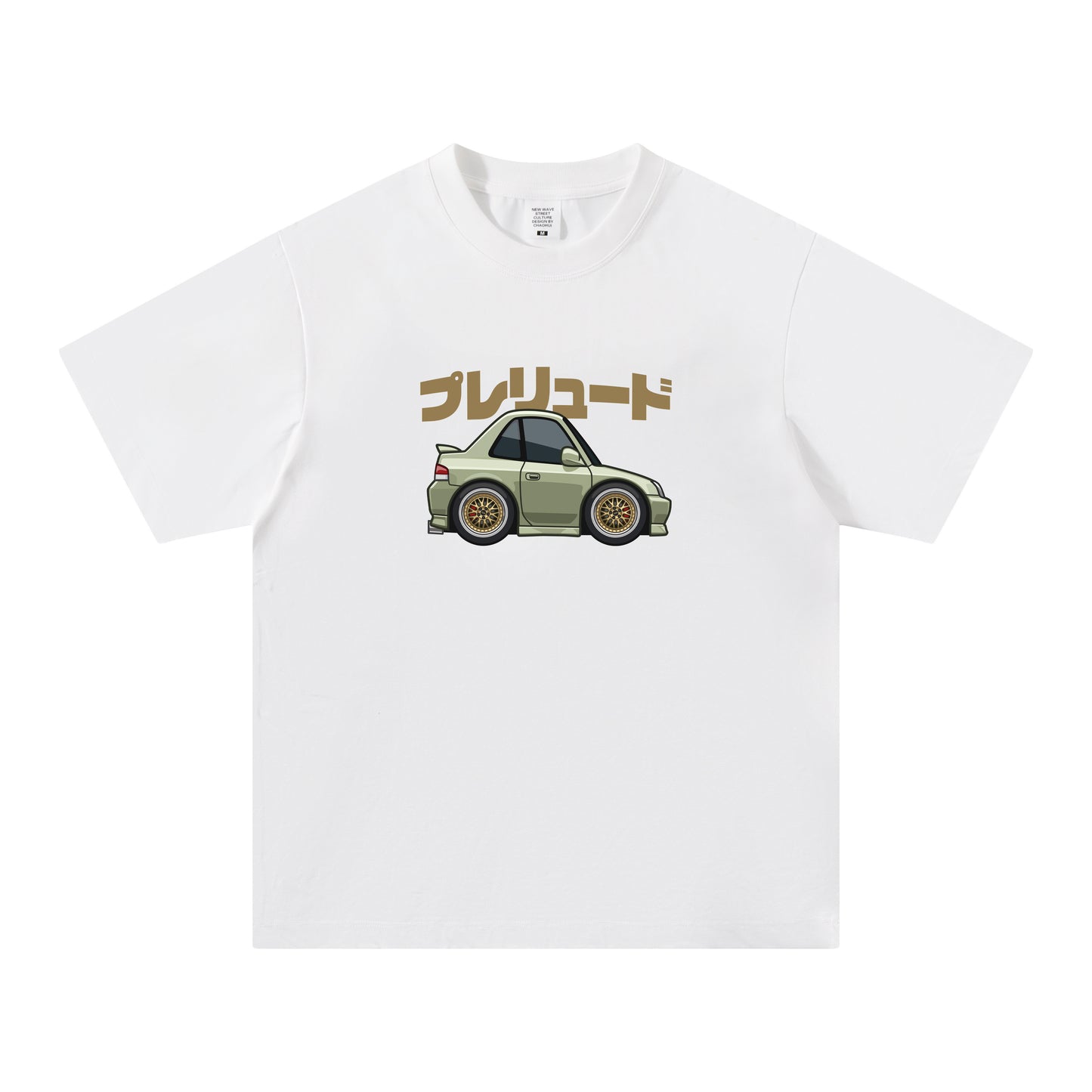 【Honda】Honda Prelude「プレリュード」 短袖T Shirt（白色）