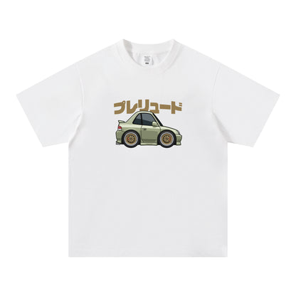 【Honda】Honda Prelude「プレリュード」 短袖T Shirt（白色）