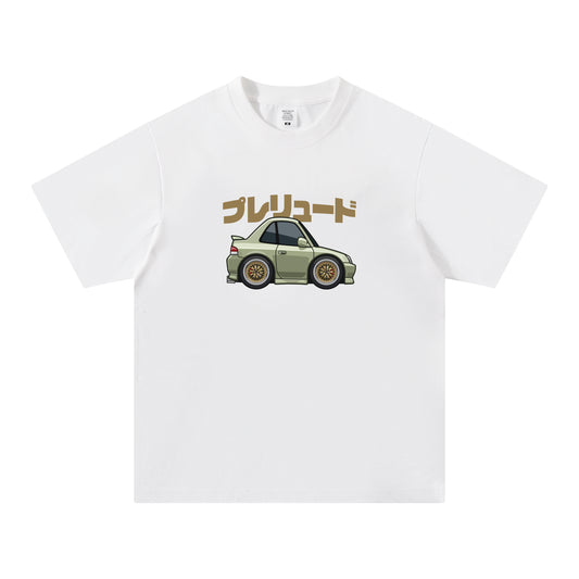【Honda】Honda Prelude「プレリュード」 短袖T Shirt（白色）
